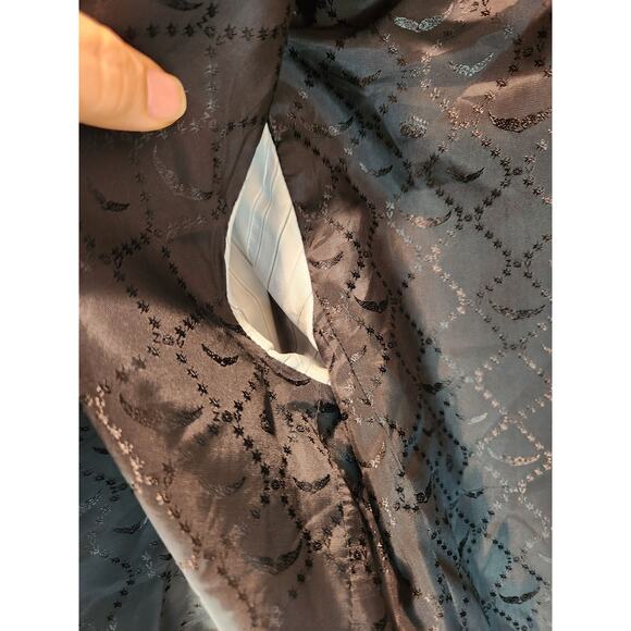 Zadig & Voltaire Deluxe Blazer Black Crystal Skull Embellishment‎ Size 40 - Picture 10 of 10